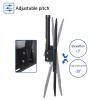 MaikOn Monitor Mount,tv Wall Mount, Electric TV Lift, Fits 60-100 Inch Low Profile TVs, Adjustable Height Double Pole Single Screen TV Mount, Tilt Telescopic Ceiling TV Mount Bracket view 3