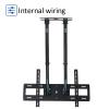 MaikOn Monitor Mount,tv Wall Mount, Electric TV Lift, Fits 60-100 Inch Low Profile TVs, Adjustable Height Double Pole Single Screen TV Mount, Tilt Telescopic Ceiling TV Mount Bracket view 4