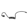 Black Replacement Coiled Ear Tube for, Ear Piece for, Black Ear Piece for for, Sound Tubes, Flexible Design, Materials, 5 Line Conduits, 5 Replace Earbuds view 3