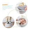 Beavorty 1set Plastic Washbasin Wash Board Thickened Design for Hand Washing Clothes Newborn Essentials Lightweight and Portable Laundry Basin view 2