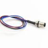 M8 4Pin Male Connector Cable, A Coded Straight Back Mount Cable Waterproof Male Aviation Socket UnShielded Electrical Cable IP67 Sensor Receptacle5Meter view 2