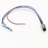 M8 4Pin Male Connector Cable, A Coded Straight Back Mount Cable Waterproof Male Aviation Socket UnShielded Electrical Cable IP67 Sensor Receptacle5Meter view 4