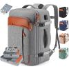 BAGPARKK Travel Laptop Backpack,42L Carry on Luggage, Flight Approved Expandable Backpack,Business Anti Theft Weekender Bags for Women Men, Water Resistant Expandable Backpacks With 4 Packing Cubes view 1