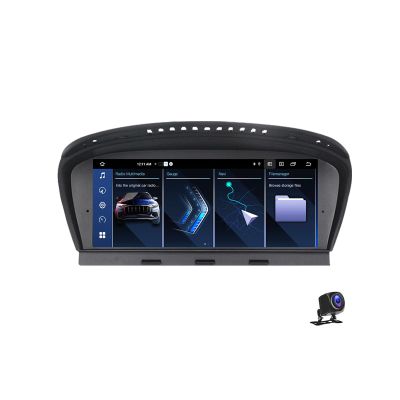 Android 12 Car Stereo for BMW 3/5 Series E60 E61 E63 E64 Car Multimedia GPS Navigation Player Wireless Carplay Auto DSP Support Original Steering Wheel Controls, Camera,8.8 inch,8 core 6G+128G
