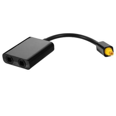 Yardenfun Optical Audio Cable Splitter Fiber Optic Converter Input to Outputs Digital Audio Splitter