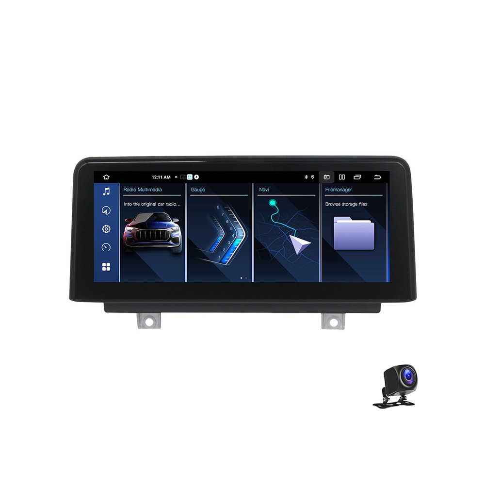 Android 12 Car Stereo for BMW 3/4 Series F30 F31 F34 F32 Car Multimedia GPS Navigation Player Wireless Carplay Auto DSP Support Original Steering Wheel Controls, Camera,10.25 inch,8 core 6G+128G