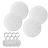 HONGTOP H Air Tracker Tags-4 Pack, Item Tracker with Waterproof Case for Your Keys, Wallet etc, Luggage Tracker Works with Find My APP (iOS Only)-(4P) view 2