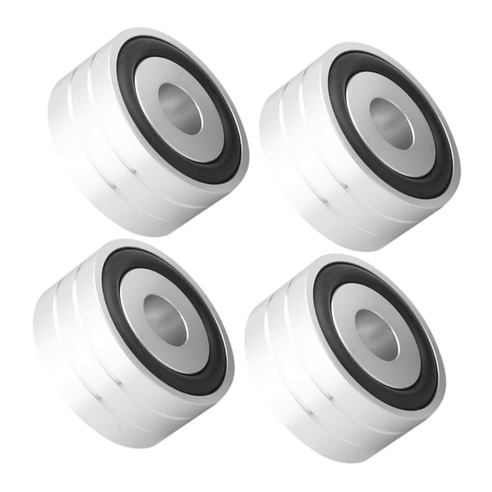 Homoyoyo 4pcs Speaker Isolation Feet Non-Skid Amplifier Pads with Rubber for Enhanced Stability and Reduction Design for Speakers and Audio Devices