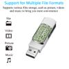 GARRULAX USB Flash Drive, 16GB/32GB/64GB/128GB USB2.0 Rotatable Memory Stick Date Storage Pendrive Thumb Drives U Disk(16GB,Green) view 4