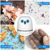 Hallocool Mini Desktop Vacuum Cleaner Owl Desk Vacuum Cleaner Cute Desk Vacuum Sweeper for Cleaning Eraser Waste, Crumbs, Hair, Paper Scraps on Computer Piano Keyboard Countertop Car view 4