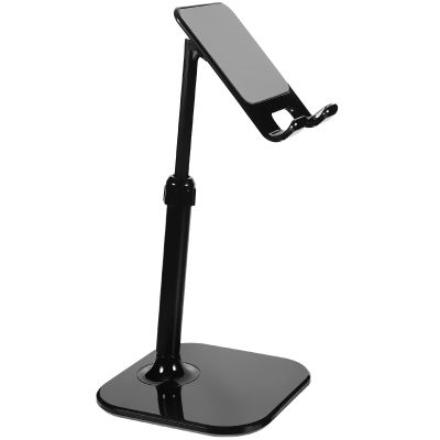 Housoutil Adjustable Telescopic Desktop Phone Stand Tablet Holder Bracket Stable Phone Holder for Office Bedroom Living Room Use