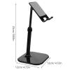 Housoutil Adjustable Telescopic Desktop Phone Stand Tablet Holder Bracket Stable Phone Holder for Office Bedroom Living Room Use view 4
