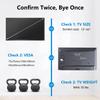 Alrhipvm TV Monitor Wall Mount Brackets Low Profile Fixed for Most 14-43 Inches TVs, Full Motion TV Monitor Wall Mount Brackets for 10-30 LED LCD Flat Screens view 4