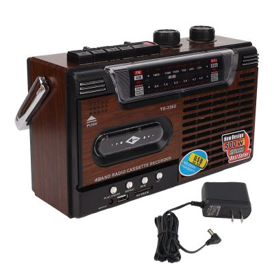 Cassette Player Retro Radio Cassette Payer Portable Tape Cassette Player AM FM Radio Strong Noiseless Support Storage Card and USB (-2610220325813)