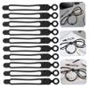 Hemobllo 10pcs Reusable Silicone Cord Ties for Soft Wire Management Straps for Organizing Charging Cords Data Cables and Earphones view 2