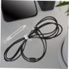 Hemobllo Cord Strap 10 Pcs Data Cable Harness Silicone Cable Strap Cable Ties Reusable Cable Management Strap Wire Management Ties Cable Tie for Cord Data Line Steel Ribbon view 3