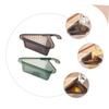 Levemolo 2pcs Hanging Drain Basket for Kitchen Multi-purpose Sink Strainer with Space-saving Design Easy to Install for Draining Accessories Black and Green view 2