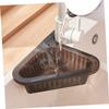 Levemolo 2pcs Hanging Drain Basket for Kitchen Multi-purpose Sink Strainer with Space-saving Design Easy to Install for Draining Accessories Black and Green view 4