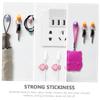 DOITOOL Organize Desk Cables 8pcs Self-Adhesive Cable Holders Cord Fixing Clips view 3