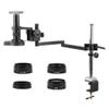 Microscope Accessories Kit 120X180X 200X Zoom 41MP Video Microscope Camera Collapsible Adjustable Articulating Clamp Holder Arm Stand PCB Soldering Set Kit Microscope Slides ( Color : 37MP 2K HDMI USB view 1