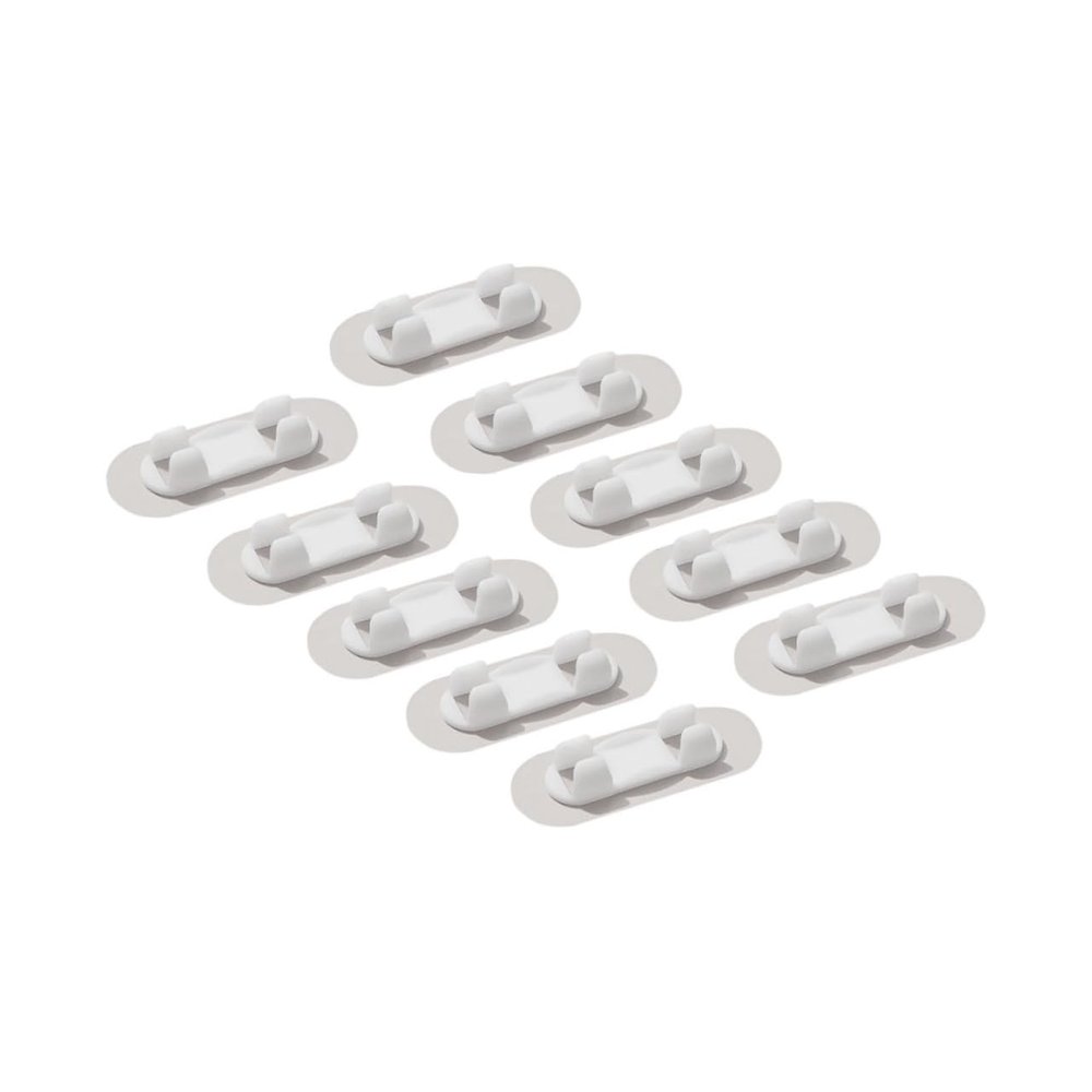 Veemoon Self-Adhesive Cable Clip Set Wire Organizers for Home Desk Office Charger Cords