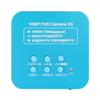 ZTBH Microscope Accessories Kit 16MP FHD 1080P 2K 4K 60FPS Lab HDMI USB Industrial Digital Electronic Video TF Microscope Camera for Mobile Phone CPU PCB Repair Microscope Slides (Color : with 500x) view 2