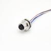 M12 4Pin Female Connector Cable, A Coded Straight Back Mount Cable Waterproof Female Aviation Socket UnShielded Electrical Cable IP67 Sensor Receptacle5Meter view 3