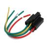RUNSIBA DC 12V 16AWG 18AWG 5 Wires Harness Black Base Car Automotive Relay Socket view 4