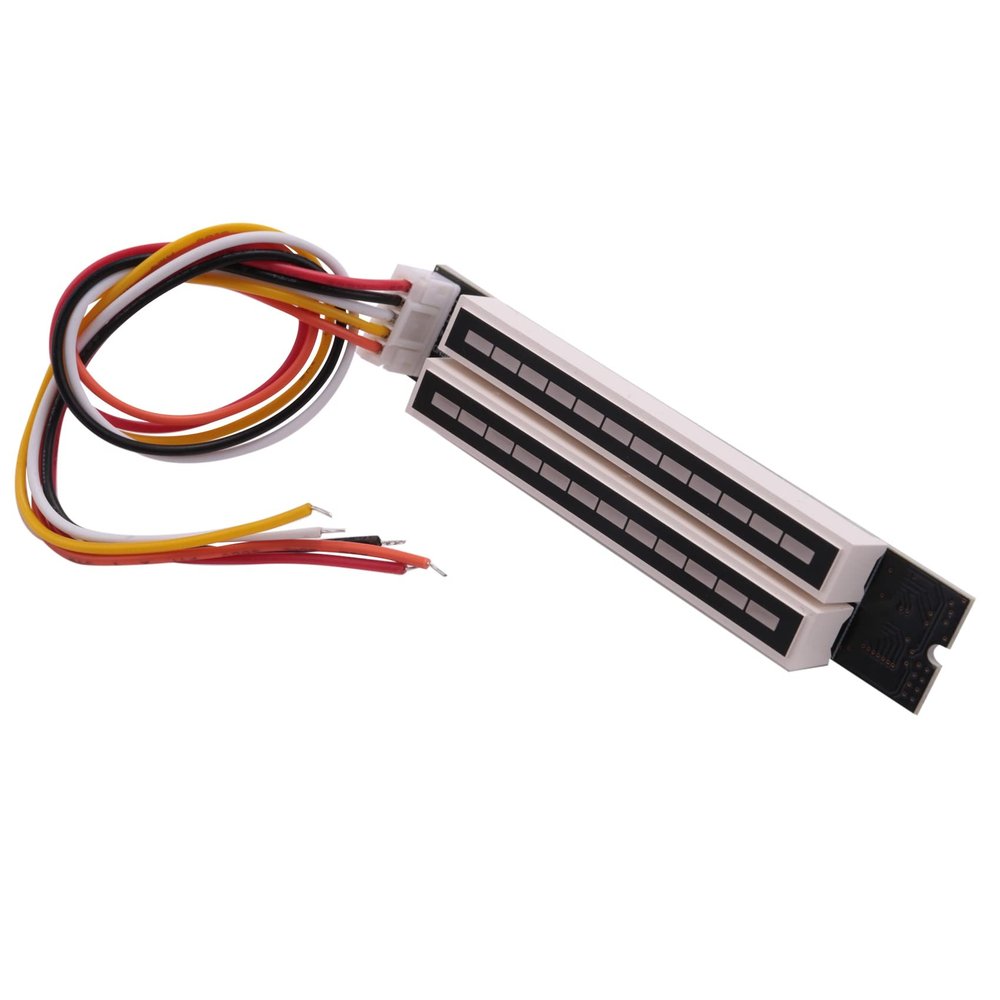 Srutueo Mini Dual 12 Level Indicator VU Meter Stereo Amplifier Board Adjustable Light Speed Board with AGC Mode, DIY Kits, Black, 500090068