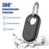 SPOMOX [4 Pack Silicone Case for Samsung SmartTag2, Silicone Holder for Galaxy Smart Tag 2 with Keychain - Full Body Shockproof, Anti-Scratch Cover for Backpacks, Car Keys, Luggage, Dog Collars view 3