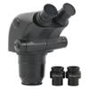 Microscope Accessories Kit 6.5X-65X 3.25X-32.5X 13X-130X Stereo Microscope Zoom Binocular Microscope Head + 0.5x 2.0x Auxiliary Lens + WF10X/22mm Eyepiece Microscope Slides ( Color : With 1.0x , Size view 1