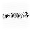 (3Pcs) Getaway Car Sticker, Funny Cars Window Decal for New Driver 2" Waterproof Vinyl Sticker Laptop, Water Bottles, Phone, Kindle, Cars, Bumpers Merchandise Decor Decals Gifts 2 Inches view 1