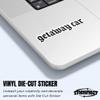 (3Pcs) Getaway Car Sticker, Funny Cars Window Decal for New Driver 2" Waterproof Vinyl Sticker Laptop, Water Bottles, Phone, Kindle, Cars, Bumpers Merchandise Decor Decals Gifts 2 Inches view 2