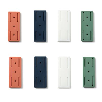 Self-Adhesive Desktop Socket Fixer, 8 Pcs Punch-Free Socket Holder Cable Management, for Desk, Wall, Kitchen, WiFi Router, Remote Control