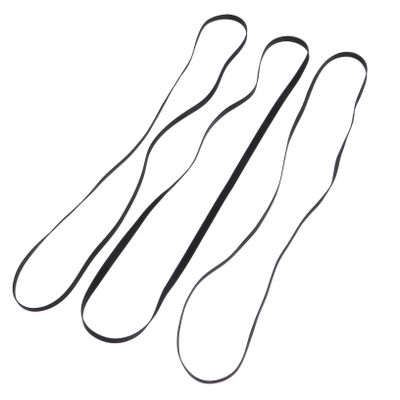 Veemoon 3pcs Turntable Drive Belt Replacement Durable Belt for Record Players High Strength Reduces Noise Restores Speed Compatible with Various Models