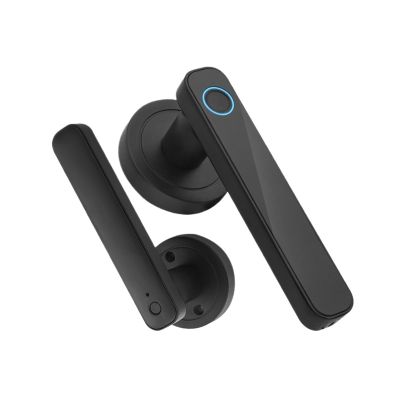 PIGENE Mechanical keyless Entry Door Lock Smart Fingerprint Door Lock Keyless Entry Biometric Door Lock with Handle Set Support Key Unlock Intelligent App Control