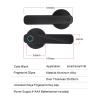 PIGENE Mechanical keyless Entry Door Lock Smart Fingerprint Door Lock Keyless Entry Biometric Door Lock with Handle Set Support Key Unlock Intelligent App Control view 2