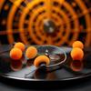 Galepromot Orange Retro Over-Ear Headphone,Vintage Feelings Headphone,Retro Lightweight Earphones,Hi-Fi Stereo Earphone Headset, for Most Mobile Phones Playback Pevices Headphones 1 Pc view 3