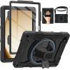 ROSROME Case for Galaxy Tab A9 Plus 5G/ A9+ (11 Inch) with HD Screen Protector & Shoulder Strap|15ft Drop Protection|360 Stand Hand Strap Case for Samsung Tablet A9Plus 2023 SM-X210/X216/X218 for Kids view 1