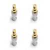 BJDZ 50Ohm 4 Pcs Radio Coaxial Adapter Type-BNC Female Jack Straight to RP SMA Female Pin for 4G/5G Antenna System, Signal Transmission, Communication Device. view 1