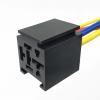 RUNSIBA 5pcs DC12V/24V 80A 5-Pins Wire Relay Socket Harness Connector for Car Truck view 2