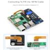 Wonrabai PCIe to M.2 Adapter Board for Raspberry Pi 5, Support NVMe Protocol Compatible with 2230/2242/ 2260/2280 Size M.2 Solid State Drive, High-Speed Reading/Writing Multiple Power Supply Methods view 2