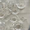 OANM studio Glass Bowl 4 pieces of 0.6 diameter glass 1/2 inch sieve filter bowl with acrylic box view 2