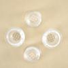 OANM studio Glass Bowl 4 pieces of 0.6 diameter glass 1/2 inch sieve filter bowl with acrylic box view 4