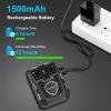 ONCHEER 1080P Body Camera, Police Body Cam with 12H Continous Record, 64G SD Card, Shoulder and Waist Clips, Lightweight Personal Body Worn Cameras for Law Enforcement, Security Guards, Cycling Trip view 3