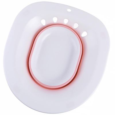 GOOHOCHY 1Pc Folding Bidet for Women Portable Sitz Bath for Pregnant Women Comfortable Private Cleansing Basin Space-Saving Design for Postpartum Care and Daily Pink
