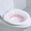 GOOHOCHY 1Pc Folding Bidet for Women Portable Sitz Bath for Pregnant Women Comfortable Private Cleansing Basin Space-Saving Design for Postpartum Care and Daily Pink view 3