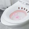 GOOHOCHY 1Pc Folding Bidet for Women Portable Sitz Bath for Pregnant Women Comfortable Private Cleansing Basin Space-Saving Design for Postpartum Care and Daily Pink view 4