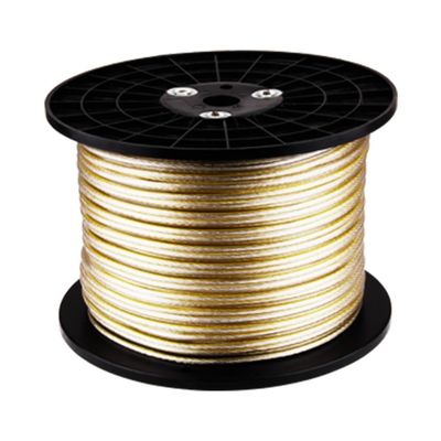 AMNOUR 6N OFC Silver-Plated Pure Copper High-end Speaker Cable HiFi Audio Speaker Wire Loudspeaker Cable Audio Cable HiFi Speaker Cable (Color : Ofc Speaker Wire, Size : 5m), JTSF9648