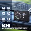 M98 Multifunctional Digital HUD Gauge for Tesla 3 Mode Car HUD Head Up Display Multifunction Speedometer Odometer with 5'' Display,Tire Pressure Monitoring,Speed Display,Gear Position Display view 2